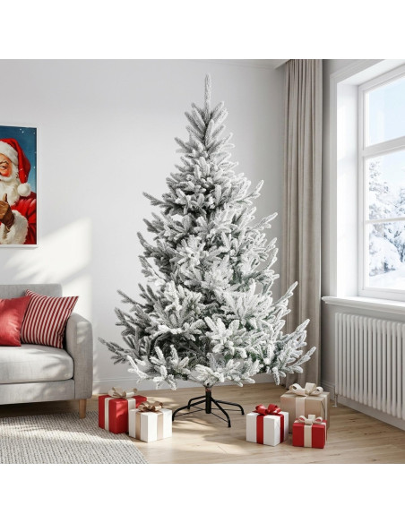 Albero di Natale Artificiale con Rami Pieghevoli 210 cm