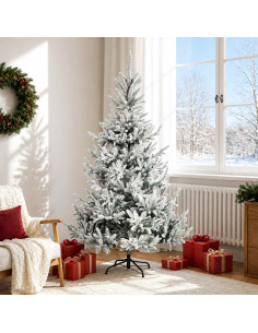 Albero di Natale Artificiale con Rami Pieghevoli 180 cm
