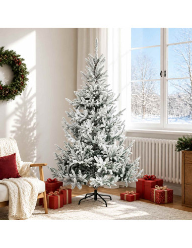 Albero di Natale Artificiale con Rami Pieghevoli 180 cm