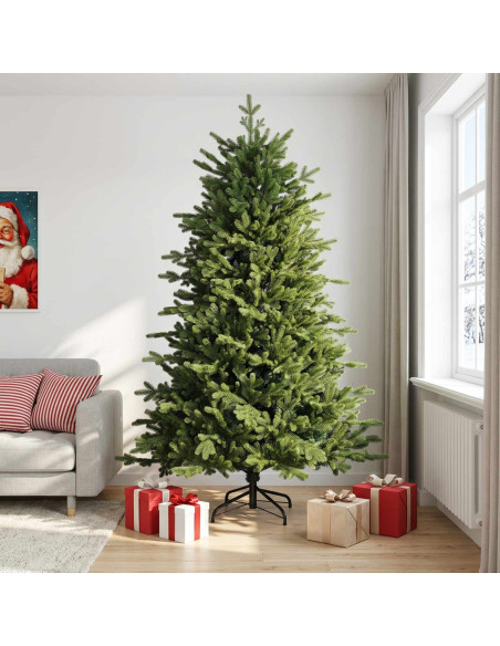 Albero di Natale Artificiale con Rami Pieghevoli 210 cm