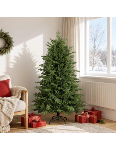 Albero di Natale Artificiale con Rami Pieghevoli 180 cm