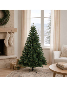 Albero di Natale Artificiale con Rami Pieghevoli 150 cm