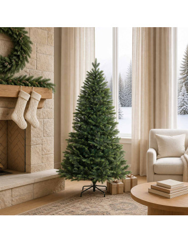 Albero di Natale Artificiale con Rami Pieghevoli 150 cm