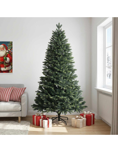 Albero di Natale Artificiale con Rami Pieghevoli 240 cm