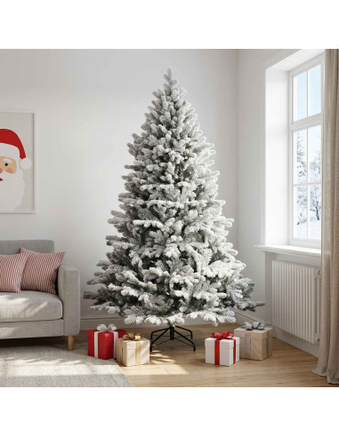 Albero di Natale Artificiale con Rami Pieghevoli 210 cm