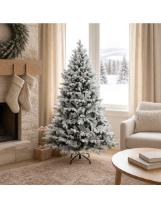 Albero di Natale Artificiale con Rami Pieghevoli 150 cm