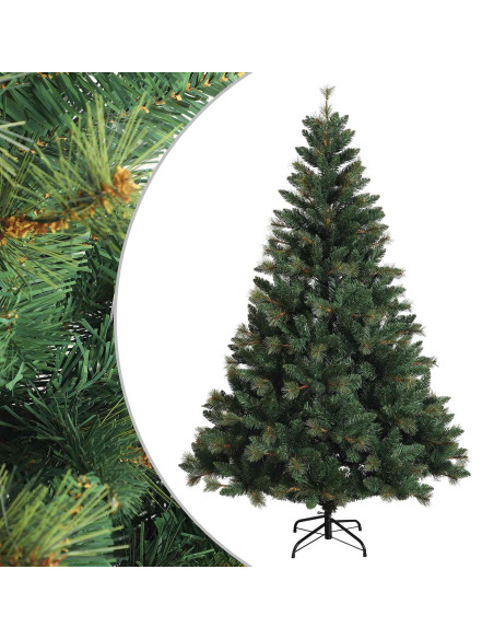 Albero di Natale Artificiale con Rami Pieghevoli 180 cm