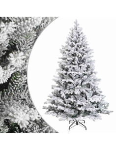 Albero di Natale Artificiale con Rami Pieghevoli 210 cm 2