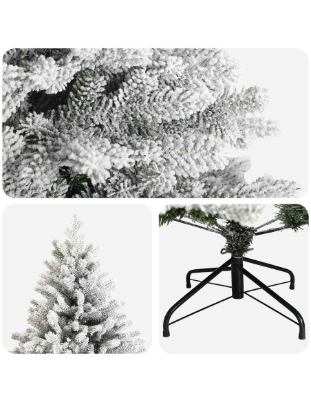 Albero di Natale Artificiale con Rami Pieghevoli 150 cm