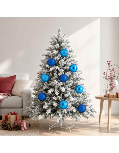 Set di palline di Natale XL 9 pz Blu Ø 15 cm Plastica