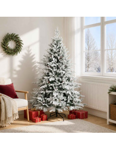 Albero di Natale Artificiale con Rami Pieghevoli 180 cm