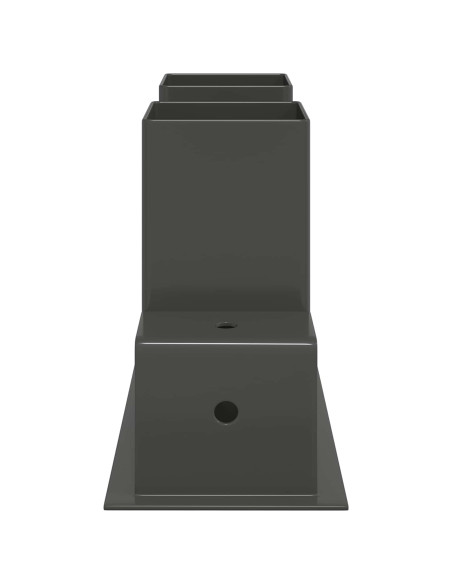 Aiuto per Impilare Legna 2 pz Antracite 34 x 10 x 15 cm Acciaio