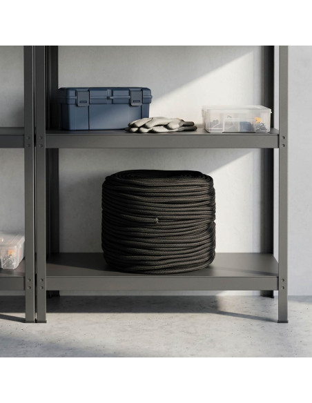Corda multiuso 10 mm 250 m Nero PP 645 kg Carico massimo
