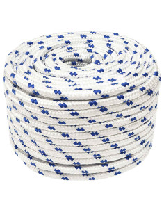 Corda multiuso 12 mm 100 m Bianco e Blu PP 2