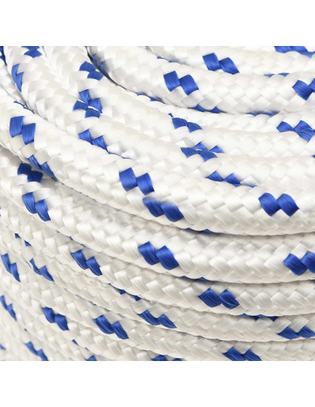 Corda multiuso 12 mm 100 m Bianco e Blu PP