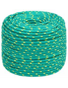 Corda multiuso 10 mm 50 m Verde PP 645 kg Carico massimo 2