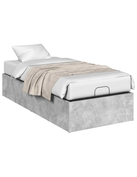 Giroletto per rete letto regolabile Grigio Cemento 100 x 190 cm