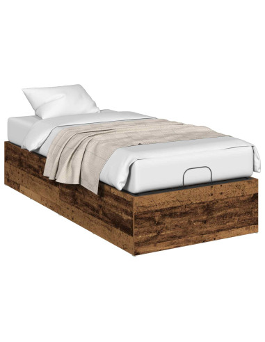 Giroletto per rete letto regolabile Legno antico 100 x 190 cm