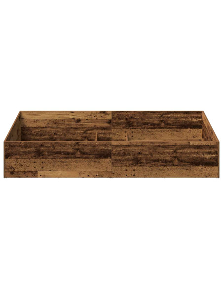 Giroletto per rete letto regolabile Legno antico 100 x 190 cm