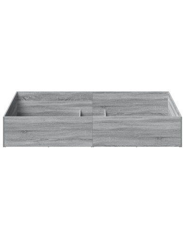 Giroletto per rete letto regolabile Sonoma grigio 100 x 190 cm