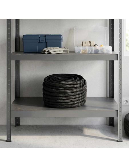 Corda multiuso 12 mm 25 m Nero PP 930 kg Carico massimo