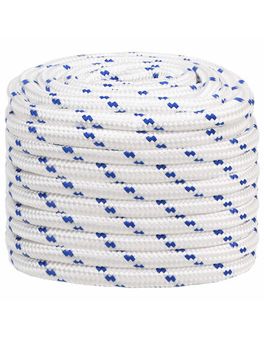 Corda multiuso 20 mm 100 m Bianco e Blu PP