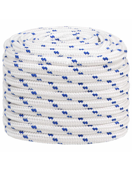 Corda multiuso 20 mm 100 m Bianco e Blu PP