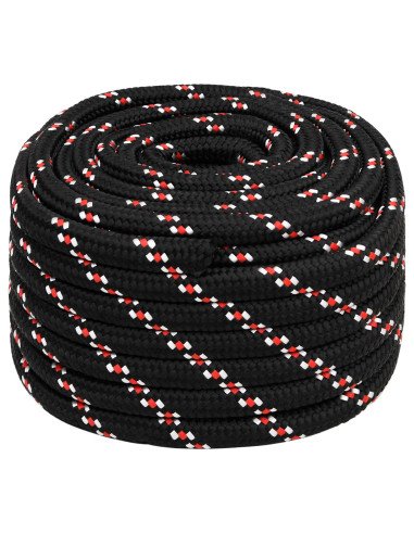 Corda multiuso 20 mm 50 m Nero e Rosso PP