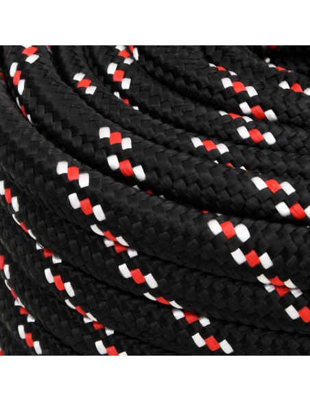 Corda multiuso 20 mm 50 m Nero e Rosso PP