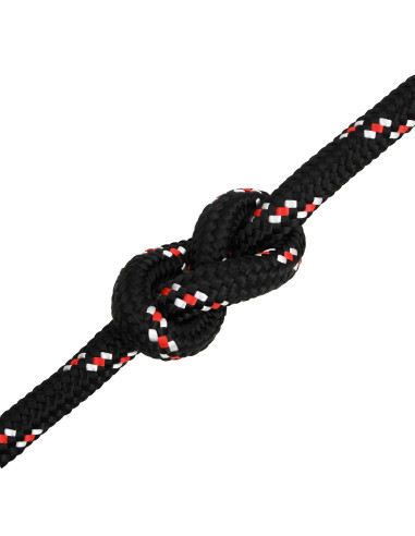 Corda multiuso 20 mm 50 m Nero e Rosso PP
