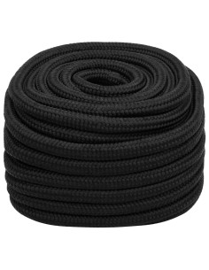 Corda multiuso 12 mm 25 m Nero PP 930 kg Carico massimo 2