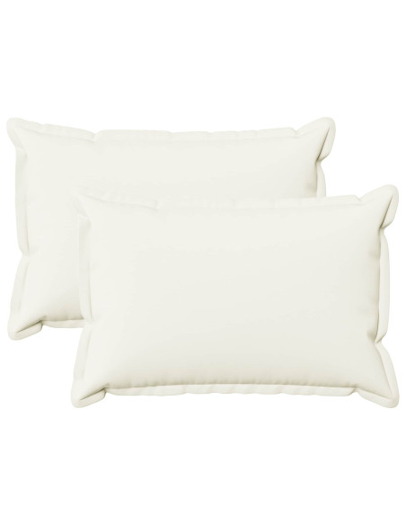 Federa 2 pcs HOUTEN Bianco 30 x 50 cm Lino