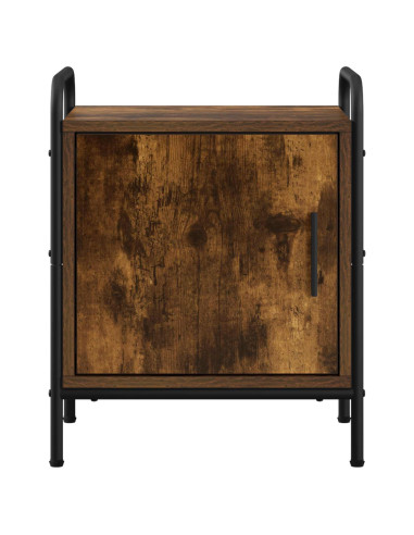 Armadio da Notte Rovere Fumo 40 x 30 x 50 cm