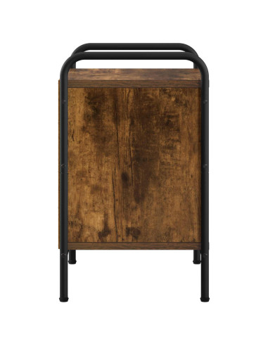 Armadio da Notte Rovere Fumo 40 x 30 x 50 cm