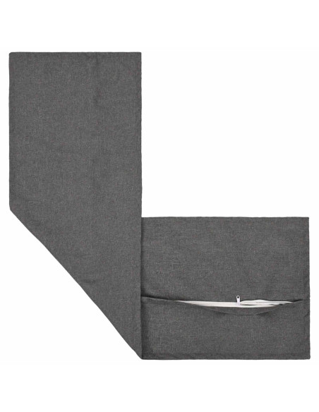 Federa HOUTEN Grigio Chiaro 40 x 145 cm Lino