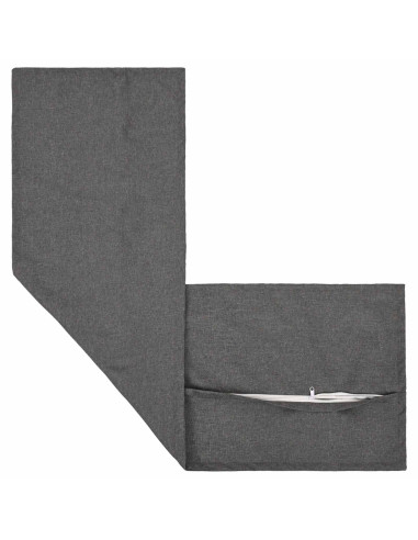 Federa 2 pcs HOUTEN Grigio Chiaro 40 x 145 cm Lino