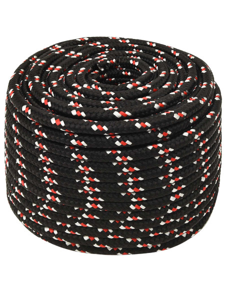 Corda multiuso 12 mm 25 m Nero e Rosso PP 930 kg Carico massimo