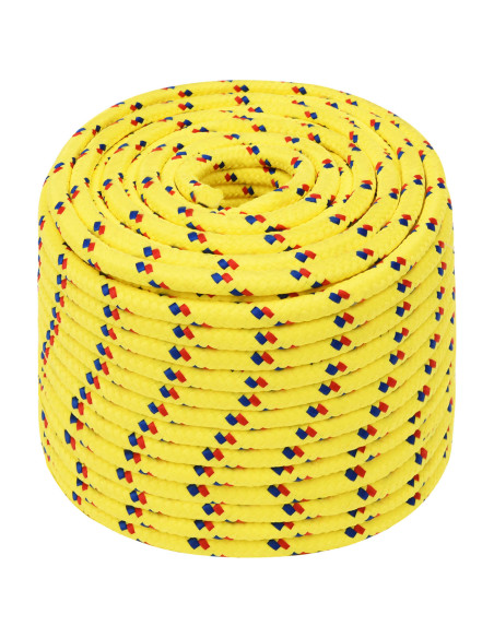 Corda multiuso 12 mm 250 m Giallo PP 930 kg Carico massimo