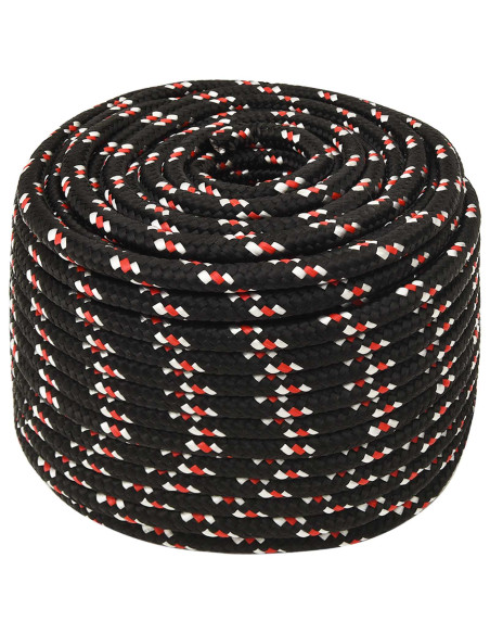 Corda multiuso 12 mm 100 m Nero e Rosso PP
