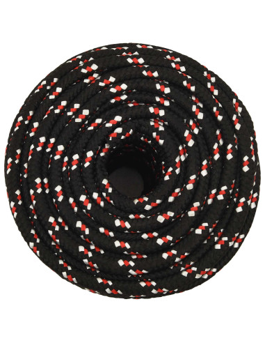 Corda multiuso 12 mm 100 m Nero e Rosso PP