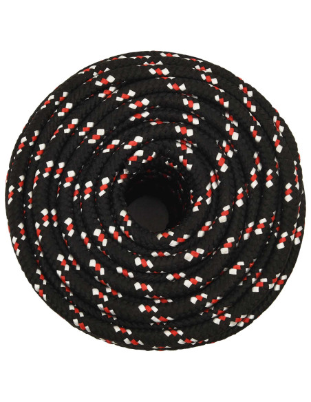 Corda multiuso 12 mm 100 m Nero e Rosso PP