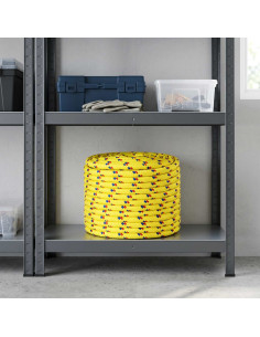 Corda multiuso 14 mm 250 m Giallo PP 1275 kg Carico massimo