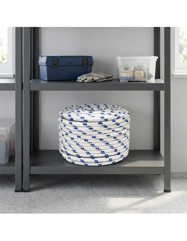 Corda multiuso 14 mm 100 m Bianco e Blu PP