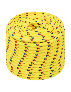 Corda multiuso 14 mm 250 m Giallo PP 1275 kg Carico massimo 2