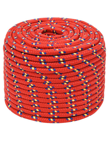 Corda multiuso 14 mm 25 m Rosso PP 1275 kg Carico massimo