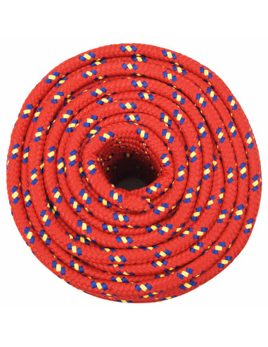 Corda multiuso 14 mm 25 m Rosso PP 1275 kg Carico massimo