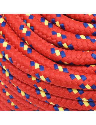 Corda multiuso 14 mm 25 m Rosso PP 1275 kg Carico massimo
