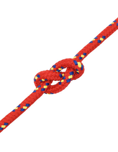 Corda multiuso 14 mm 25 m Rosso PP 1275 kg Carico massimo