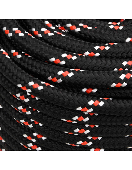 Corda multiuso 14 mm 25 m Nero e Rosso PP