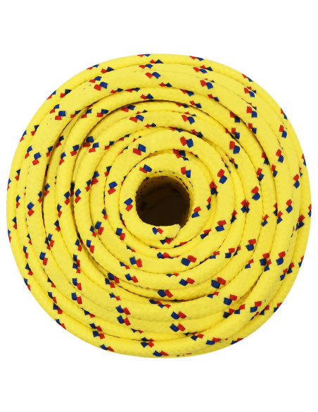 Corda multiuso 14 mm 25 m Giallo PP 1275 kg Carico massimo